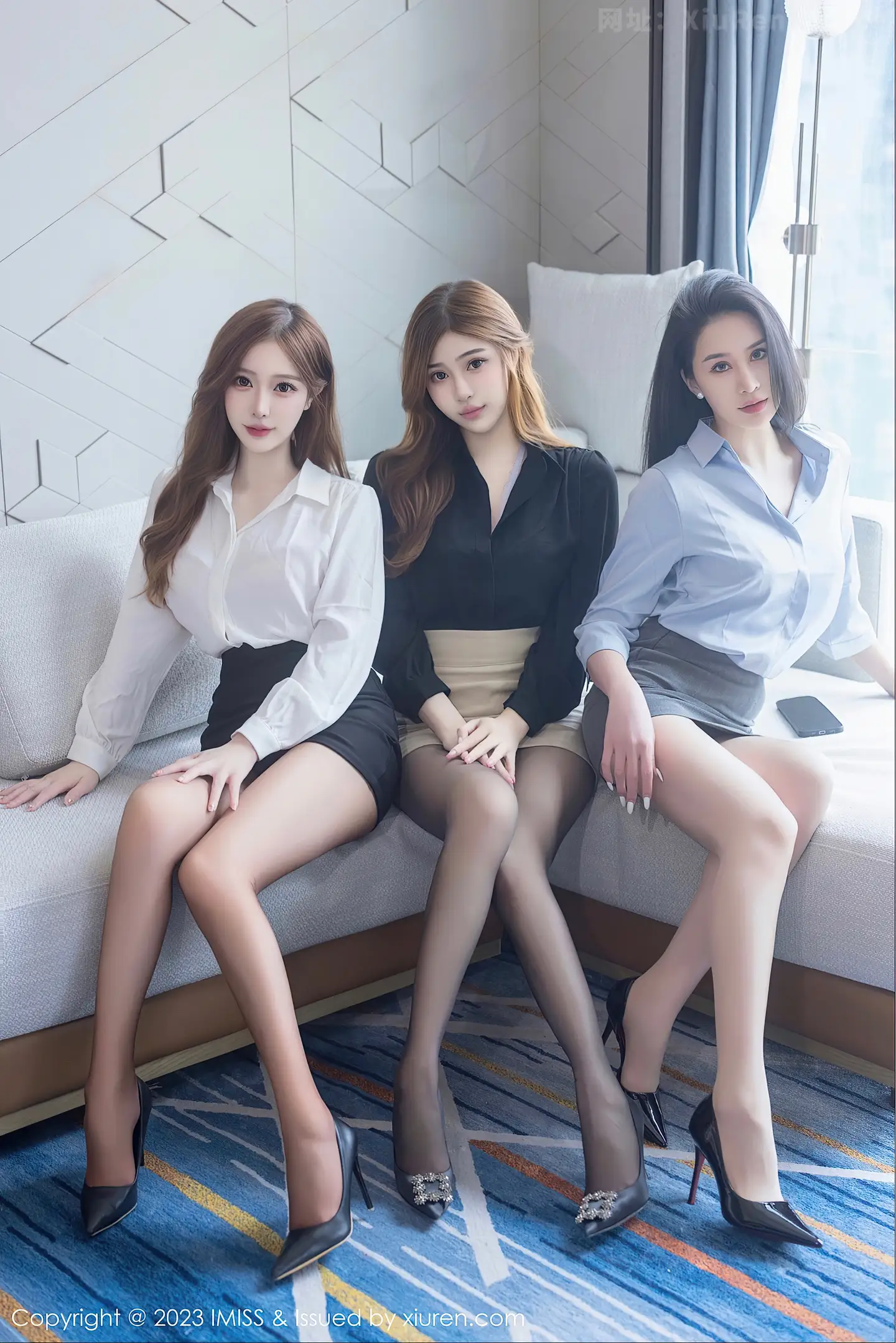 图片[3]-[IMISS爱蜜社]Vol.743 模特Lavinia肉肉＆Jermy＆Lindalinda性感姐妹花私房内衣写真57P-秀人网官方网站